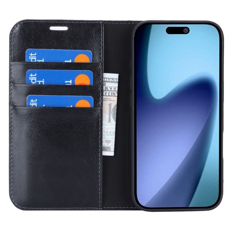 Flip Case Für iPhone Air Echtes Leder