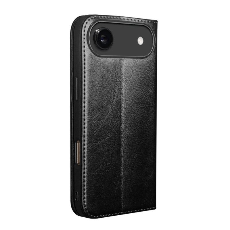 Flip Case iPhone Air Echtes Leder Qialino