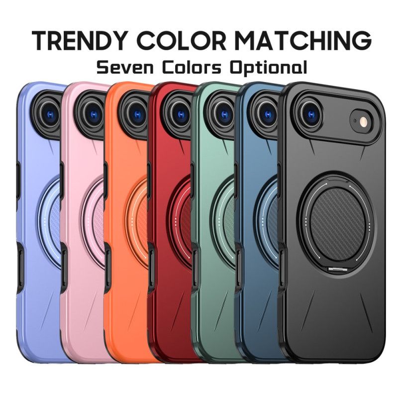 Hülle iPhone Air Handyhülle Magsafe Mit Drehbarem Halter Im Metallic-look