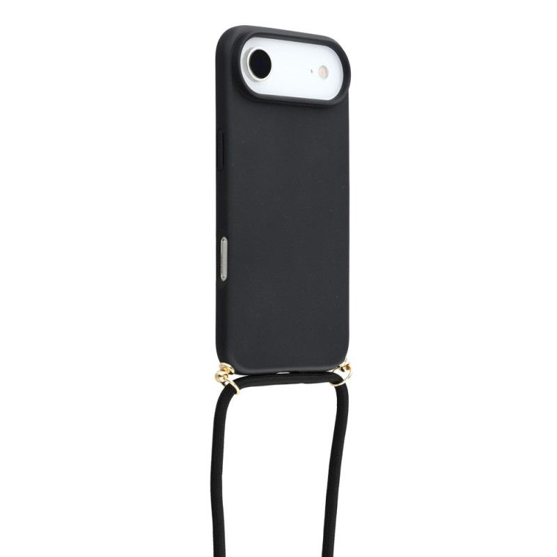 Hülle iPhone Air Mit Silikonkordel Und Weizenstroh-optik