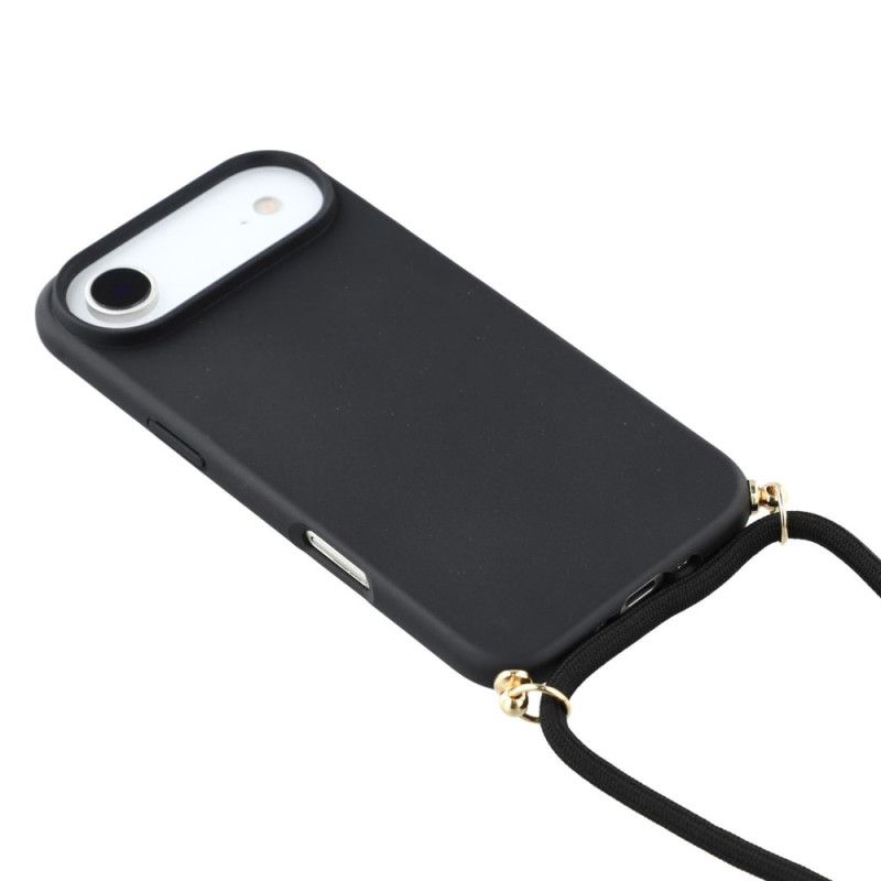 Hülle iPhone Air Mit Silikonkordel Und Weizenstroh-optik