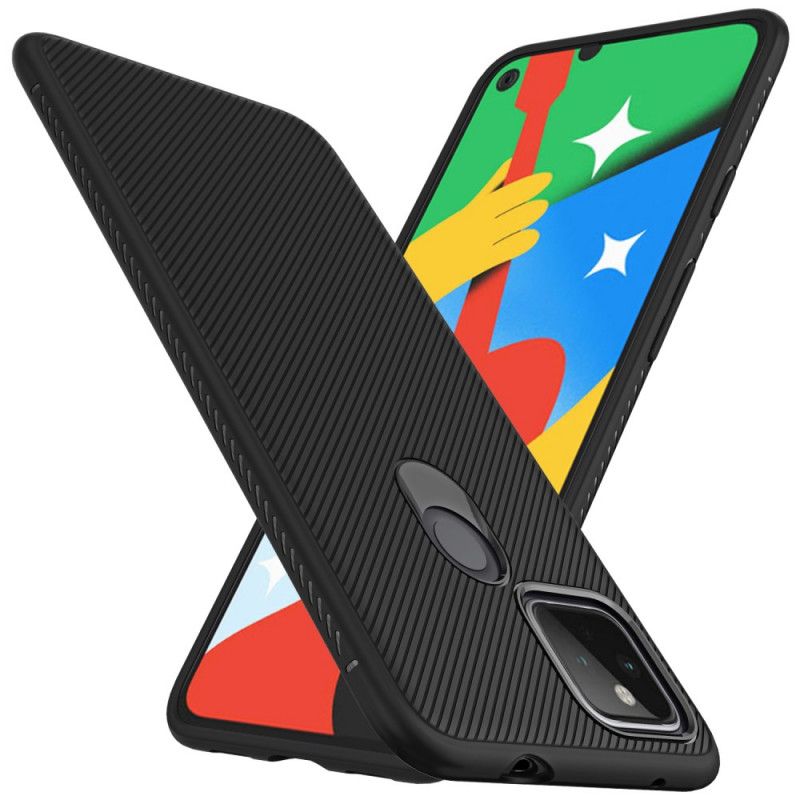 Hülle Für Google Pixel 4A 5G Schwarz Jazzserien-Twill