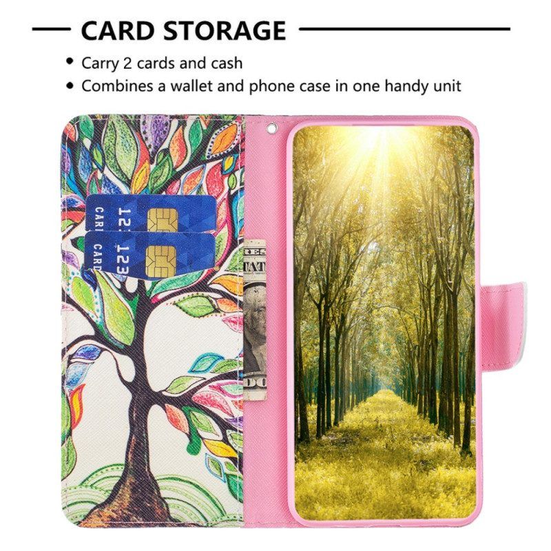 Flip Case Für Xiaomi 13 Lite Baum