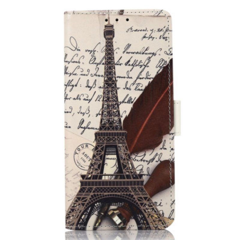 Flip Case Für Xiaomi 13 Lite Der Eiffelturm Des Dichters