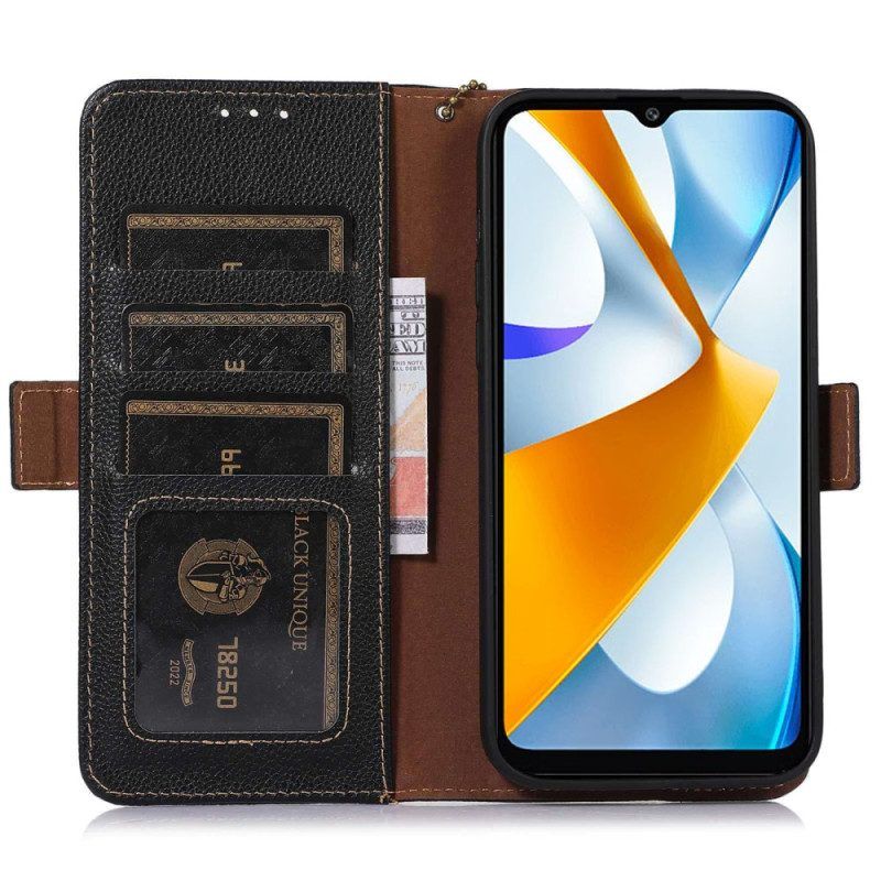 Flip Case Für Xiaomi 13 Lite Schutzhülle Rfid-schutz Aus Echtem Leder