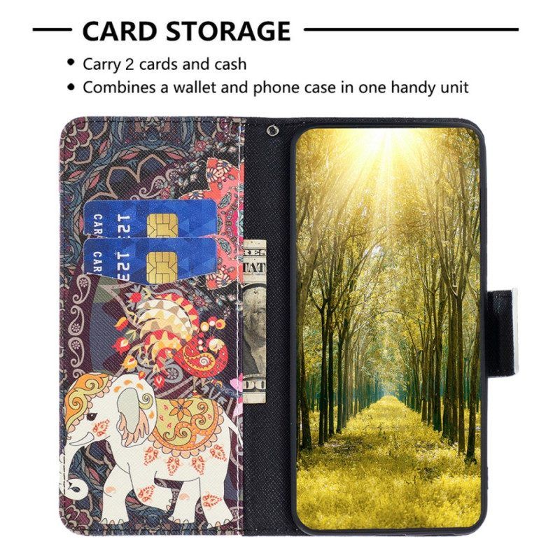 Flip Case Für Xiaomi 13 Lite Stammeselefant