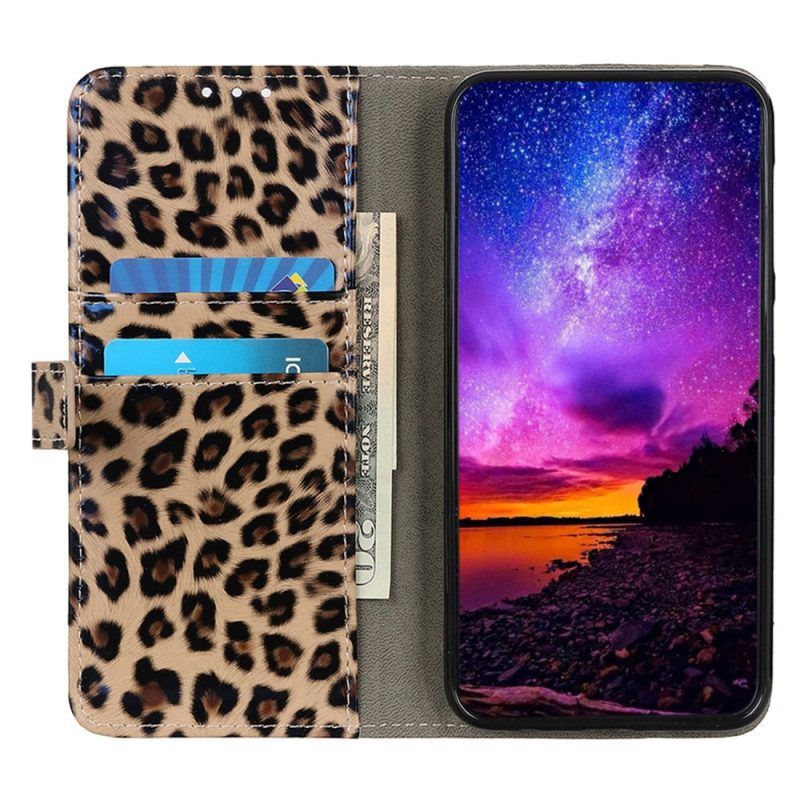 Lederhüllen Für Xiaomi 13 Lite Leopard