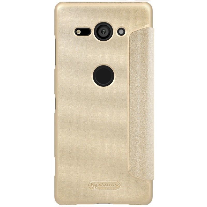 Flip Case Sony Xperia XZ2 Compact Golden Nillkin