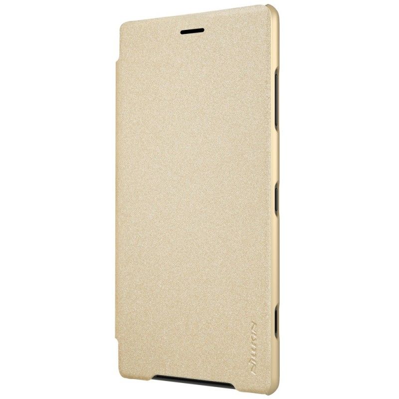 Flip Case Sony Xperia XZ2 Compact Golden Nillkin