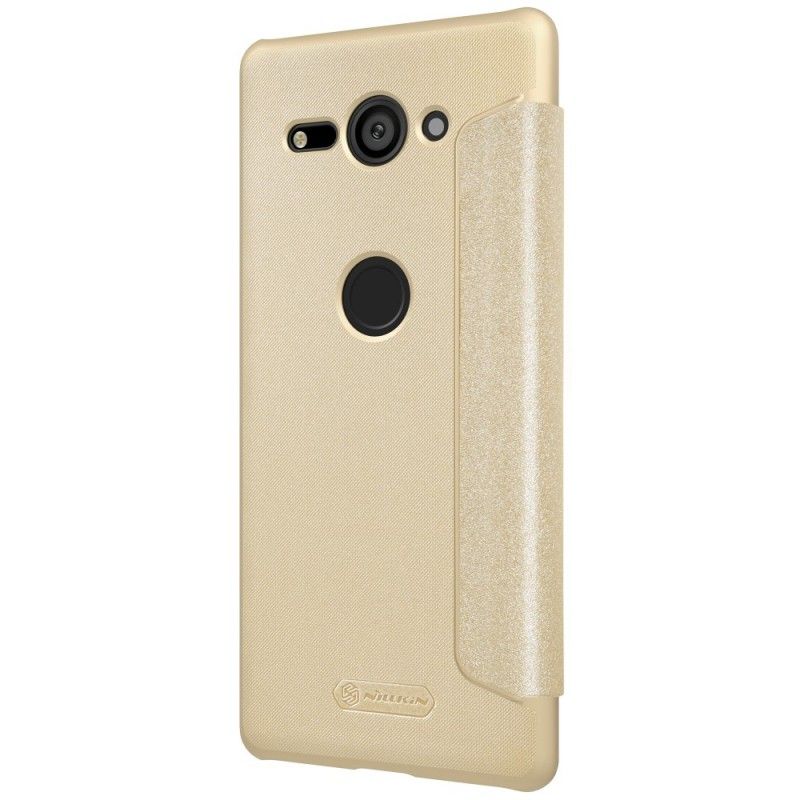 Flip Case Sony Xperia XZ2 Compact Golden Nillkin