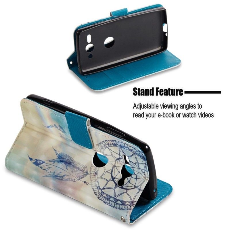 Lederhüllen Sony Xperia XZ2 Compact 3D-Aquarell-Traumfänger