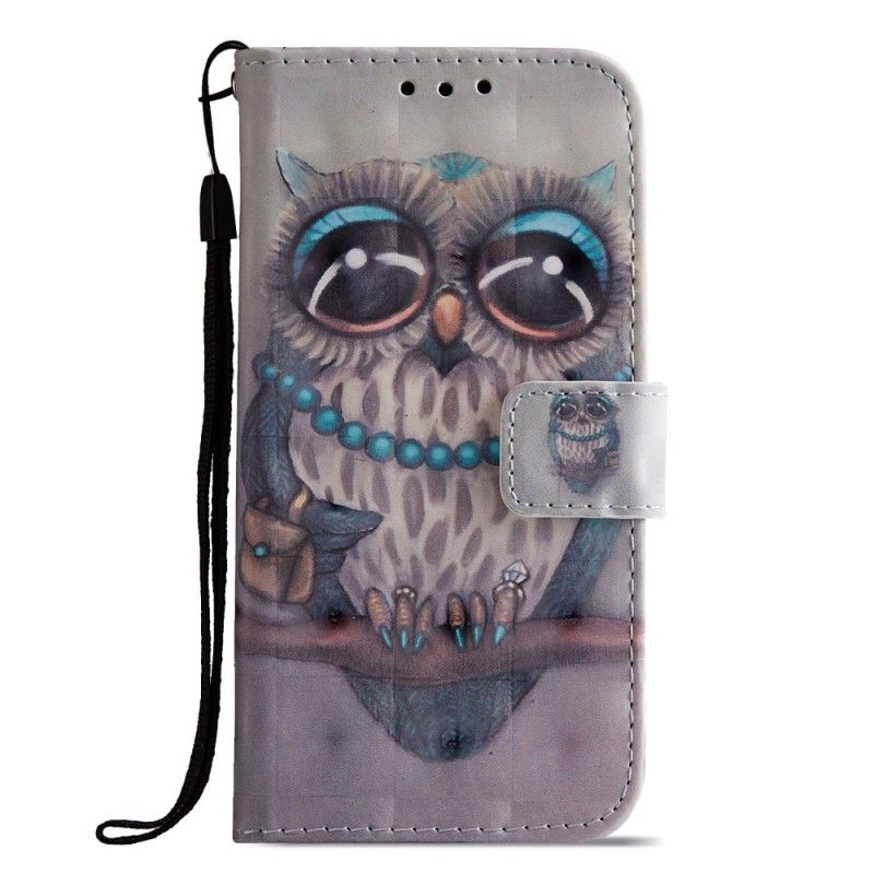 Lederhüllen Sony Xperia XZ2 Compact Miss Owl 3D