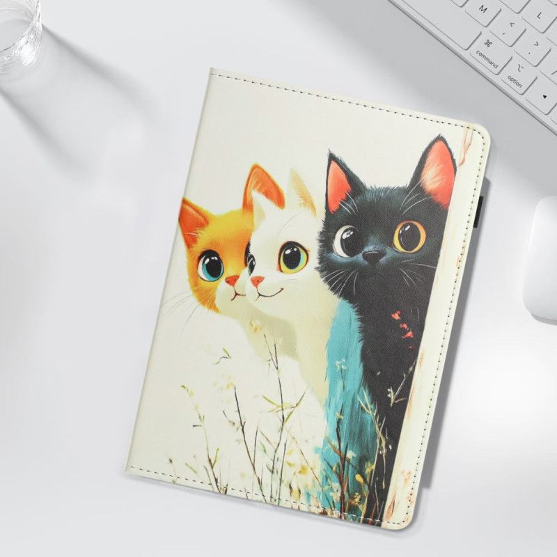 Case Samsung Galaxy Tab S10 Fe Handyhülle Design Mit Drei Katzen