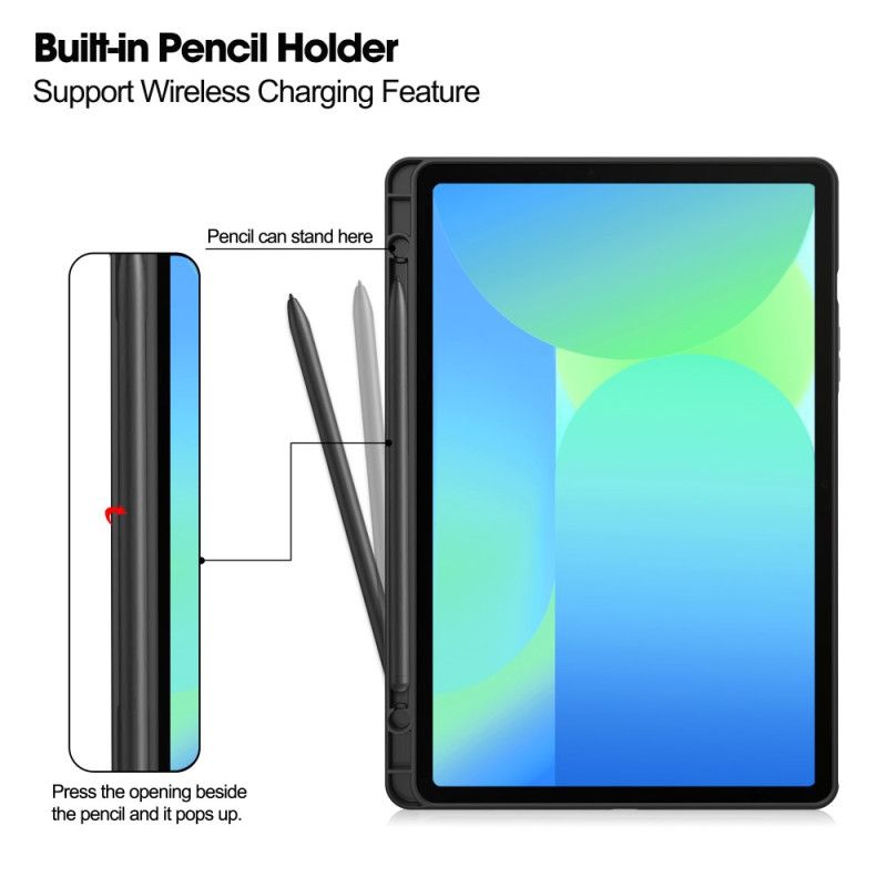 Case Samsung Galaxy Tab S10 Fe Handyhülle Lederoptik