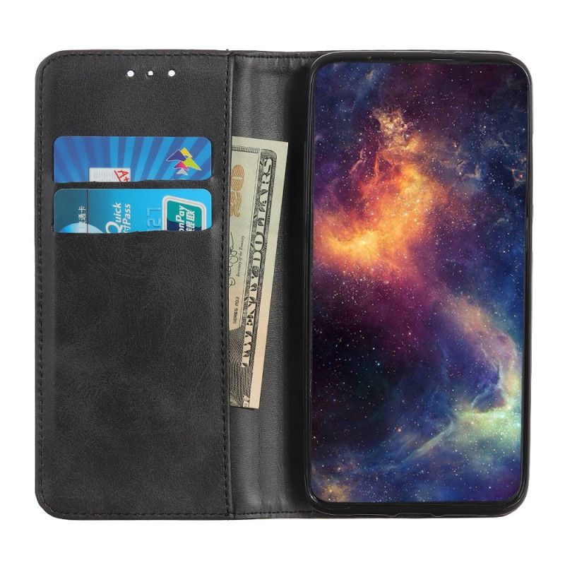 Flip Case Oneplus 15r Klassisches Spaltleder