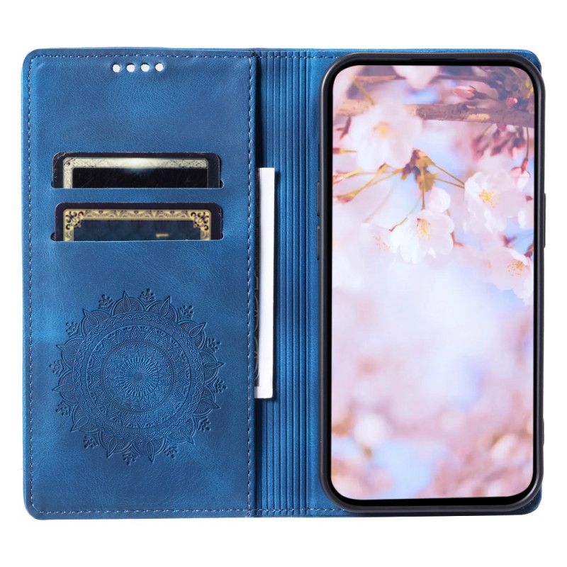 Flip Case Oneplus 15r Mandala-geldbörse In Wildlederoptik
