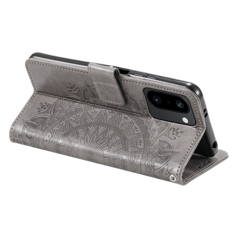 Lederhüllen Oneplus 15r Handyhülle Sonnen-mandala