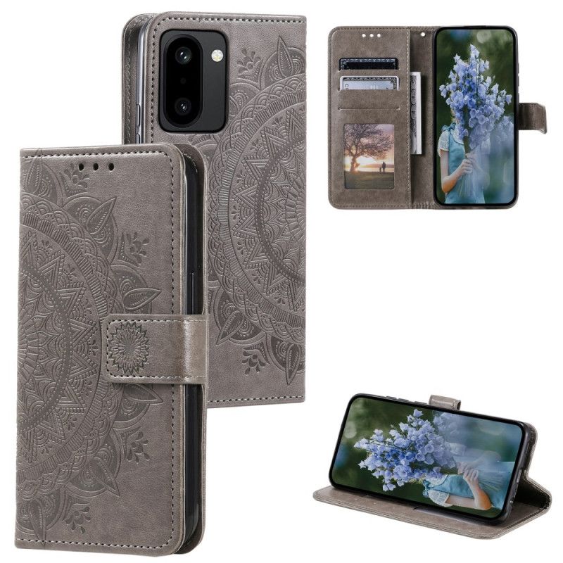 Lederhüllen Oneplus 15r Handyhülle Sonnen-mandala