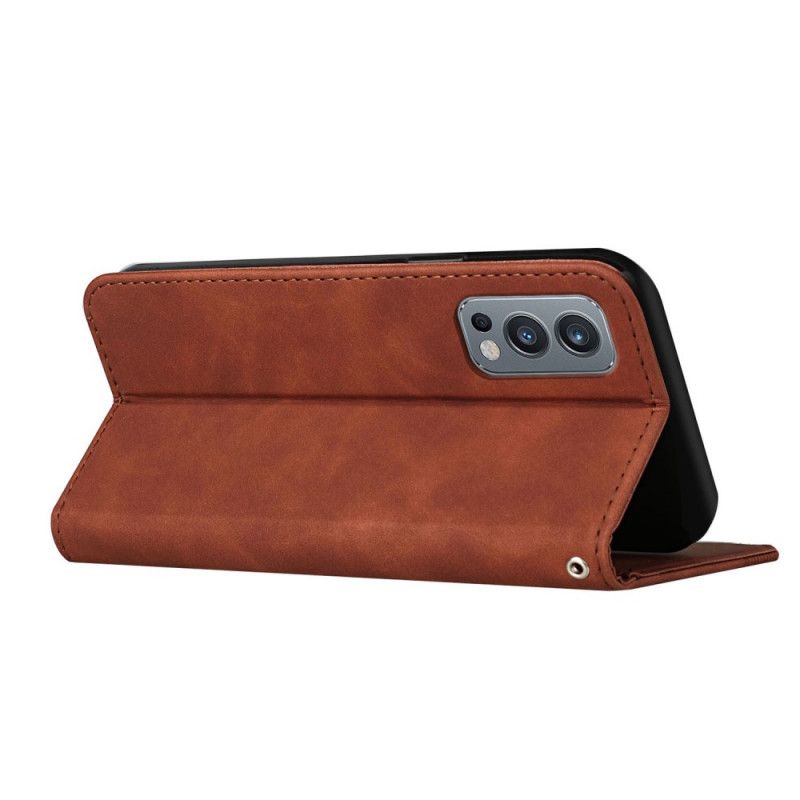 Flip Case Für Oneplus Nord 2 5g Style Leder S-design