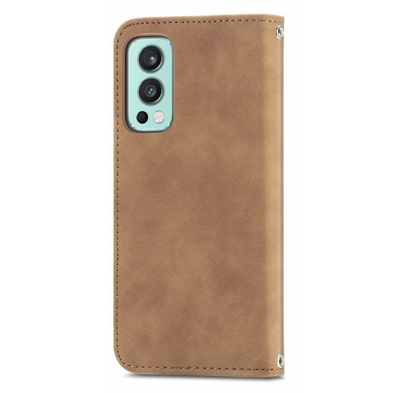 Flip Case Oneplus Nord 2 5g Skin-touch-design