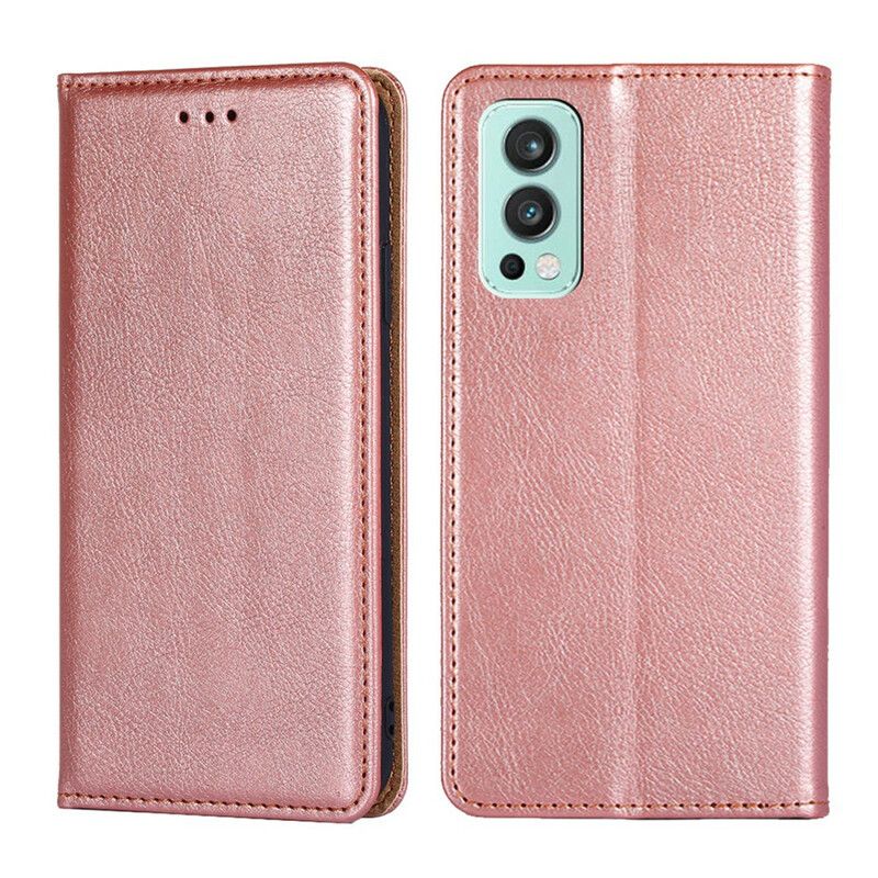 Flip Case Oneplus Nord 2 5g Vintage-leder-stil