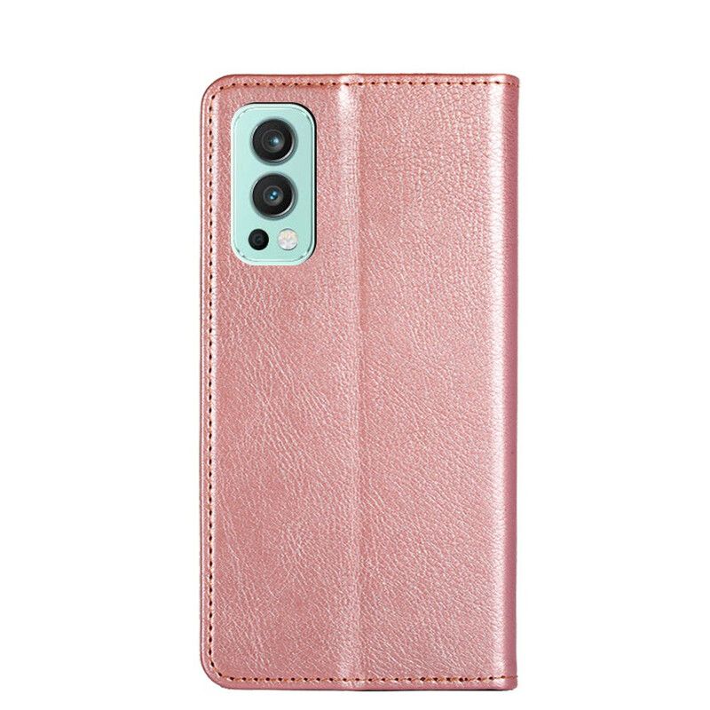 Flip Case Oneplus Nord 2 5g Vintage-leder-stil