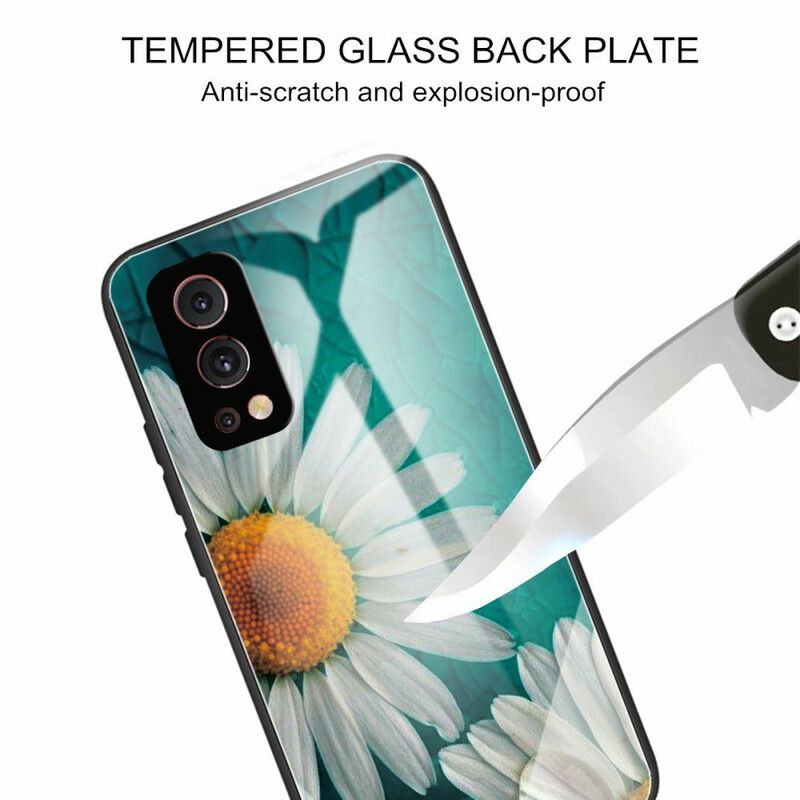 Hülle Oneplus Nord 2 5g Pflanzlich Gehärtetes Glas