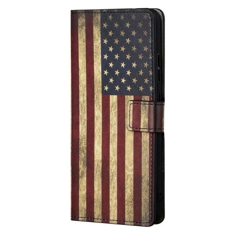 Lederhüllen Oneplus Nord 2 5g Handyhülle Amerikanische Flagge