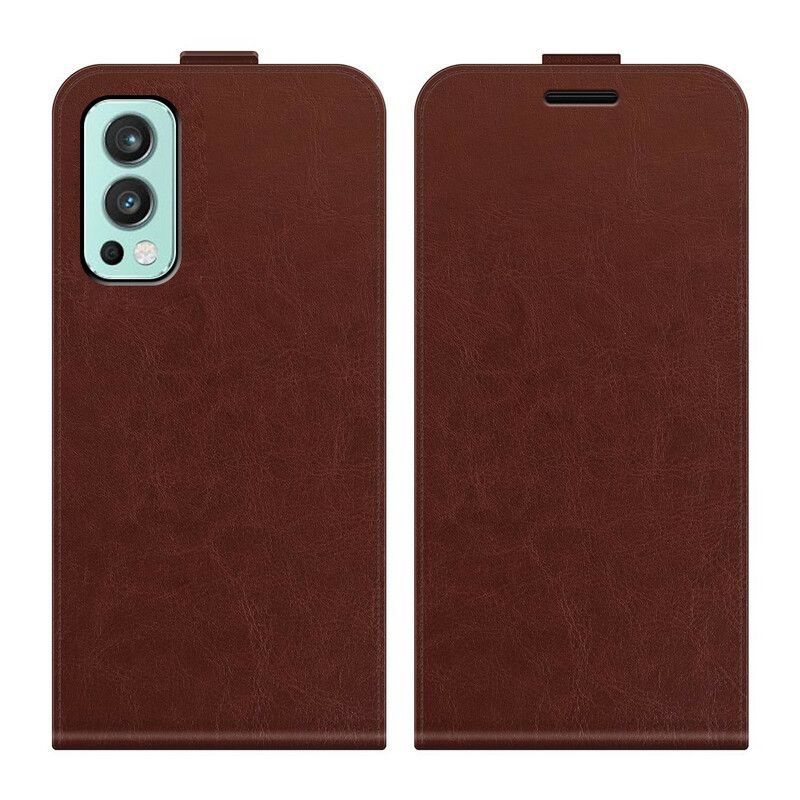 Lederhüllen Oneplus Nord 2 5g Handyhülle Faltbarer Retro