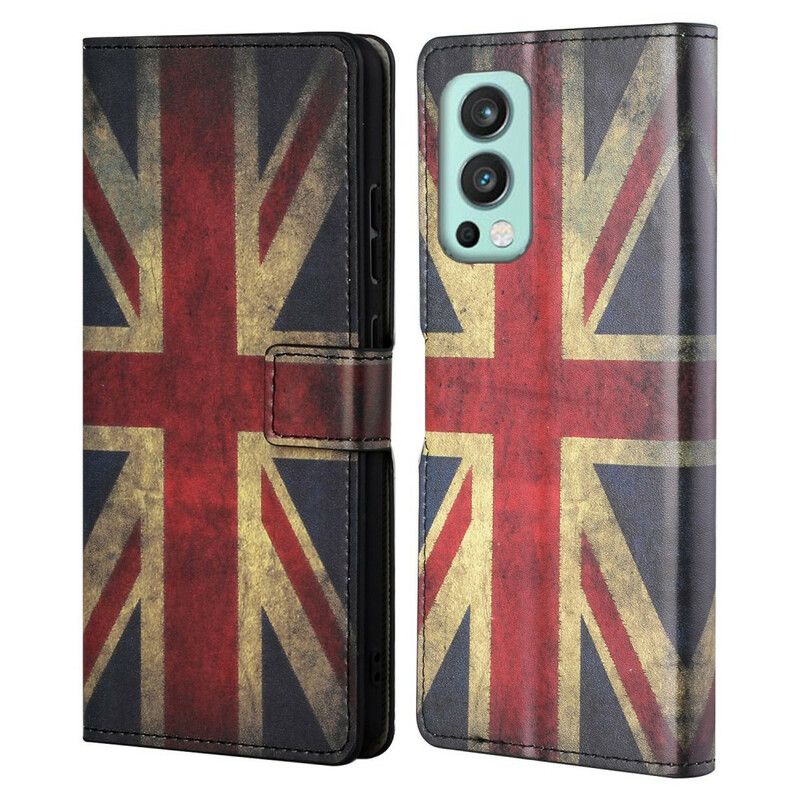 Lederhüllen Oneplus Nord 2 5g Handyhülle Flagge England