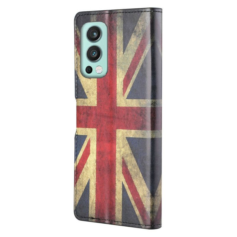 Lederhüllen Oneplus Nord 2 5g Handyhülle Flagge England