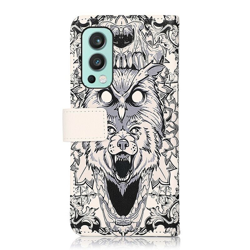 Lederhüllen Oneplus Nord 2 5g Wilde Tiere