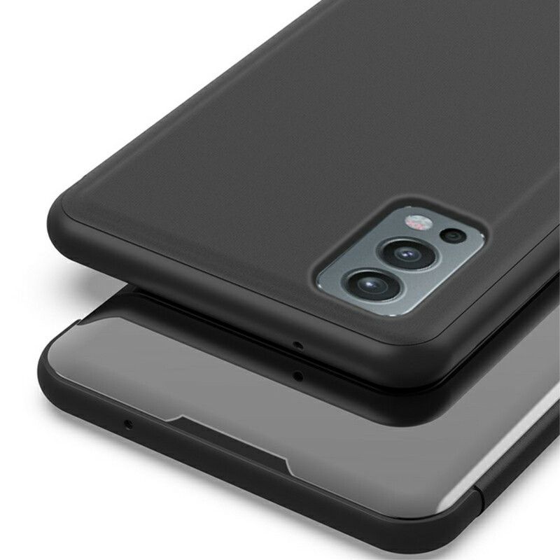 View Cover Oneplus Nord 2 5g Spiegel Und Kunstleder