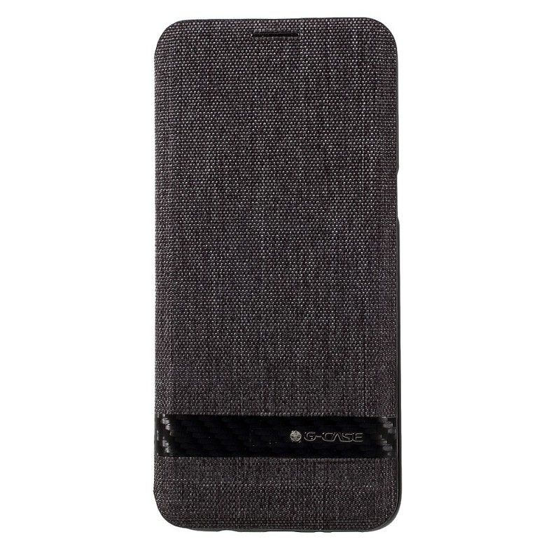 Flip Case Samsung Galaxy S8 Schwarz Leinwand