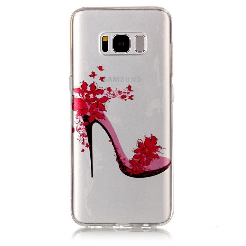 Hülle Samsung Galaxy S8 Handyhülle Blumige Pumpe