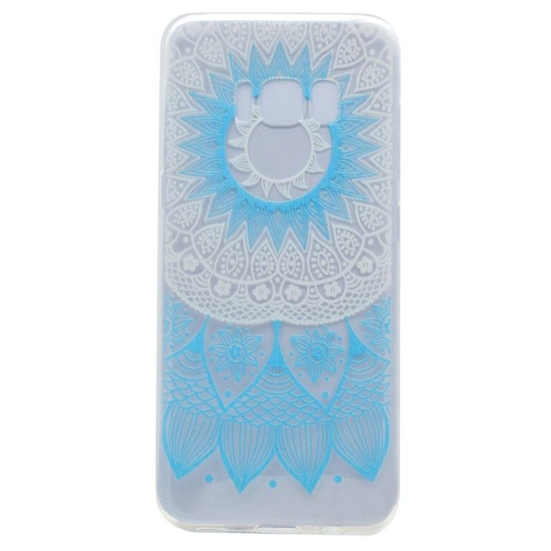 Hülle Samsung Galaxy S8 Pink Transparentes Buntes Mandala