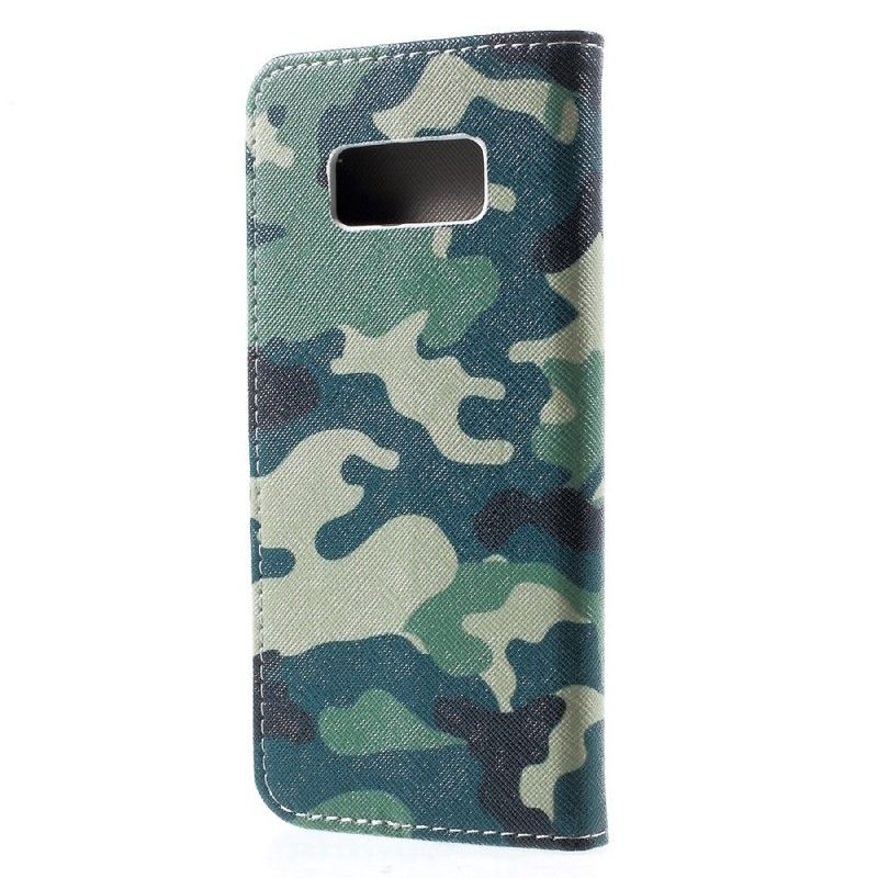 Lederhüllen Für Samsung Galaxy S8 Militärische Tarnung