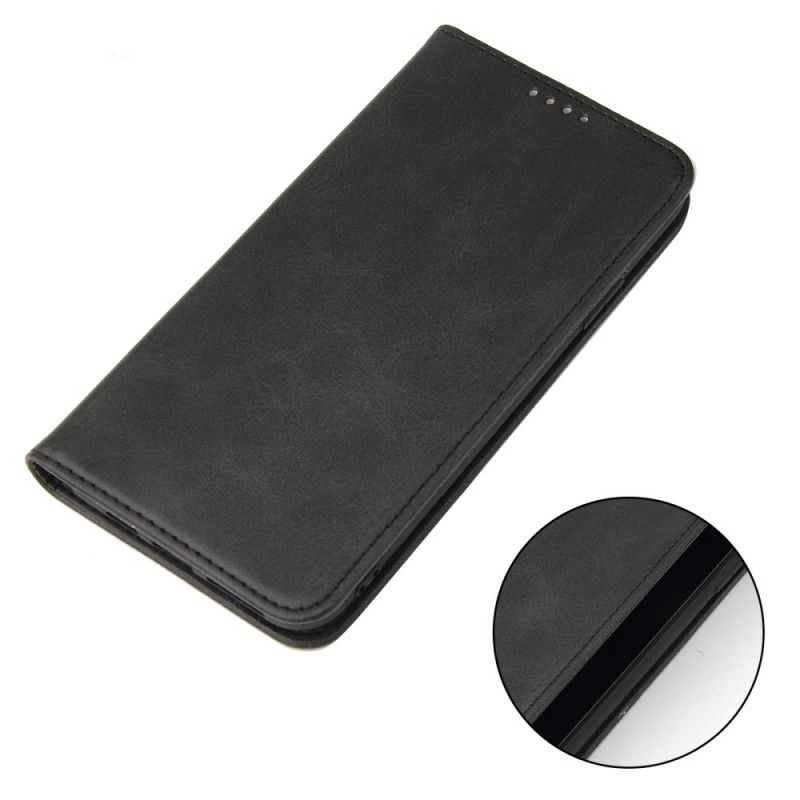 Flip Case iPhone 11 Pro Schwarz Business Style Plus Ledereffekt