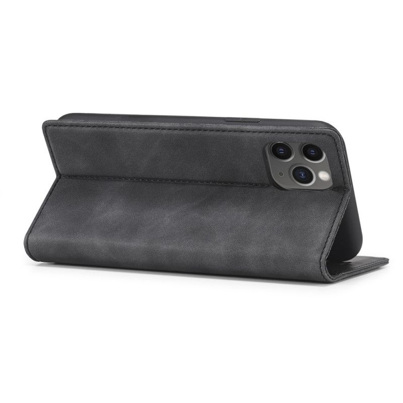 Flip Case iPhone 11 Pro Schwarz Lc.Imeeke Ledereffekt