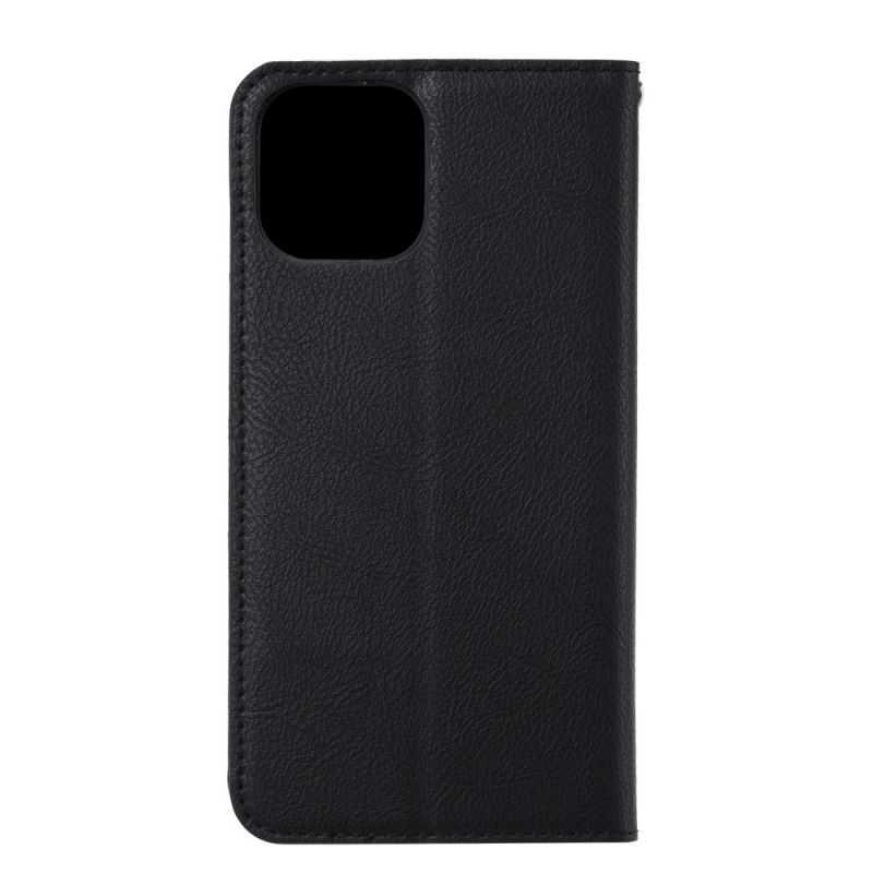 Flip Case iPhone 11 Pro Schwarz Vorderer Kartenhalter