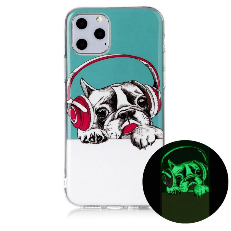 Hülle Für iPhone 11 Pro Fluoreszierender Hund
