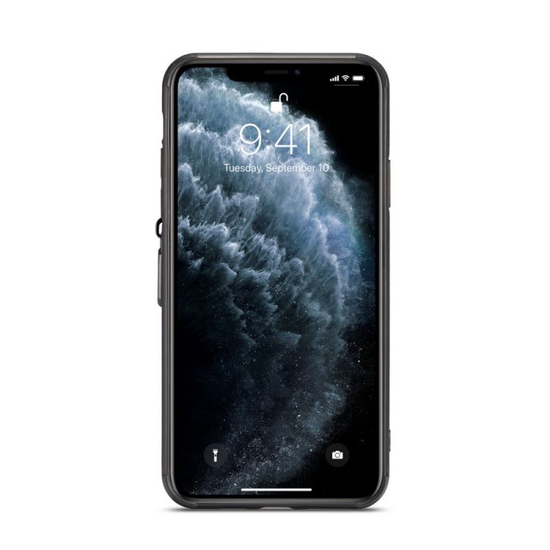 Hülle Für iPhone 11 Pro Schwarz Caseme Wallet-Stil