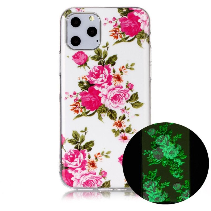 Hülle iPhone 11 Pro Fluoreszierende Freiheitsblumen