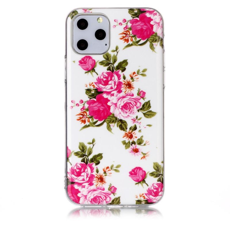Hülle iPhone 11 Pro Fluoreszierende Freiheitsblumen
