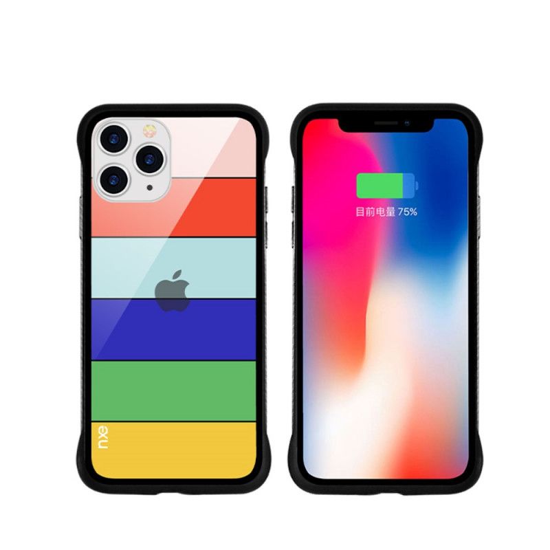 Hülle iPhone 11 Pro Gelb Nxe Regenbogenserie