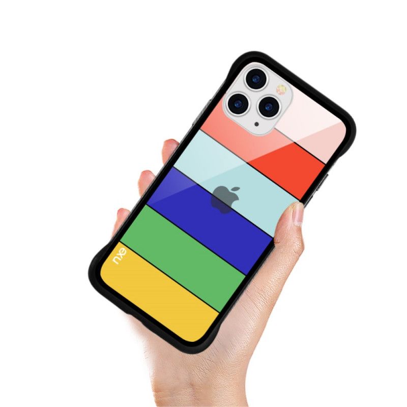 Hülle iPhone 11 Pro Gelb Nxe Regenbogenserie