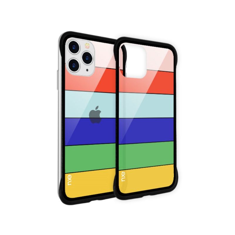 Hülle iPhone 11 Pro Gelb Nxe Regenbogenserie