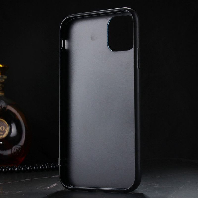 Hülle iPhone 11 Pro Grau Zweifarbiges Kunstleder