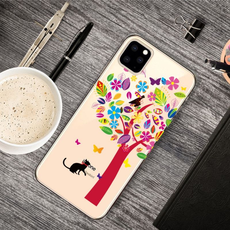 Hülle iPhone 11 Pro Handyhülle Katze Unter Dem Baum