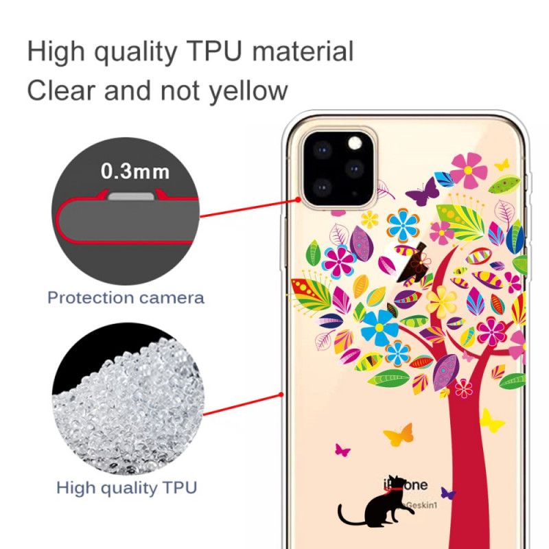 Hülle iPhone 11 Pro Handyhülle Katze Unter Dem Baum